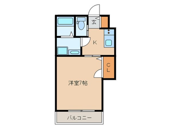 Coco覚王山Ⅱの物件間取画像